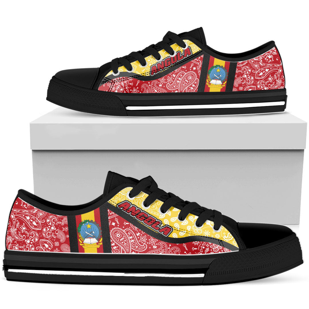 Shoes Angola Low Top Shoes Paisley Bandana Special Style