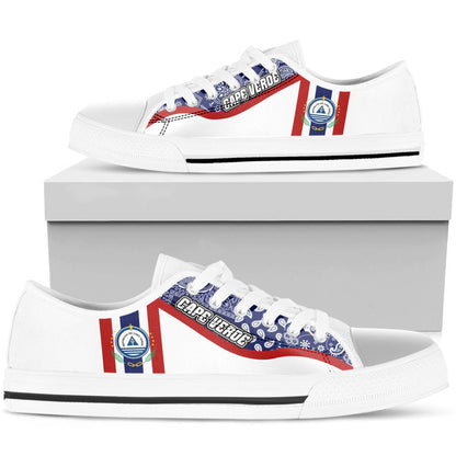Shoes Cape Verde White Version Low Top Shoes Paisley Bandana Special Style