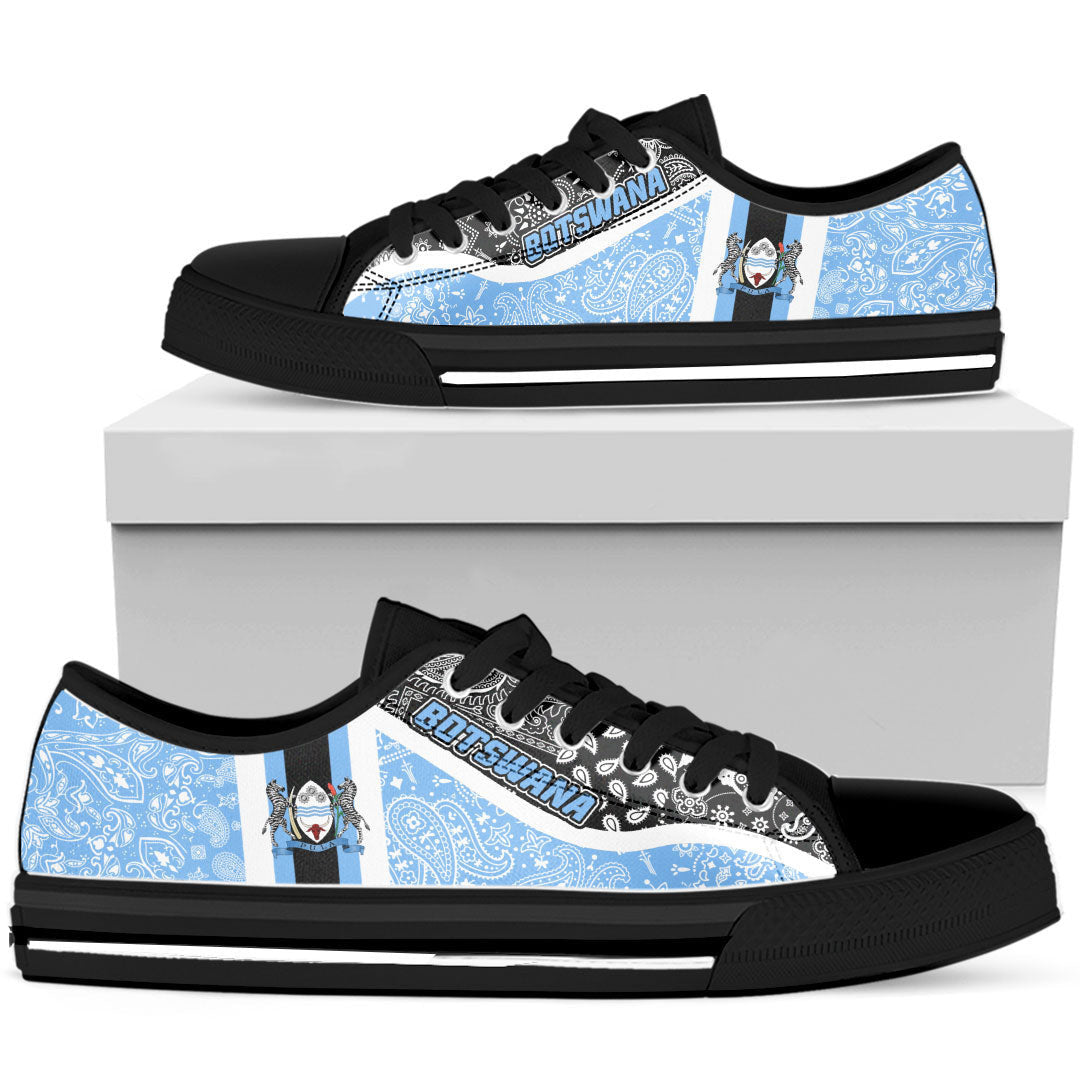 Shoes Botswana Low Top Shoes Paisley Bandana Special Style