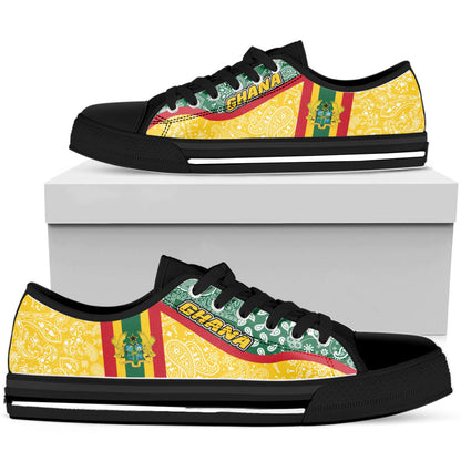 Shoes Ghana Low Top Shoes Paisley Bandana Special Style