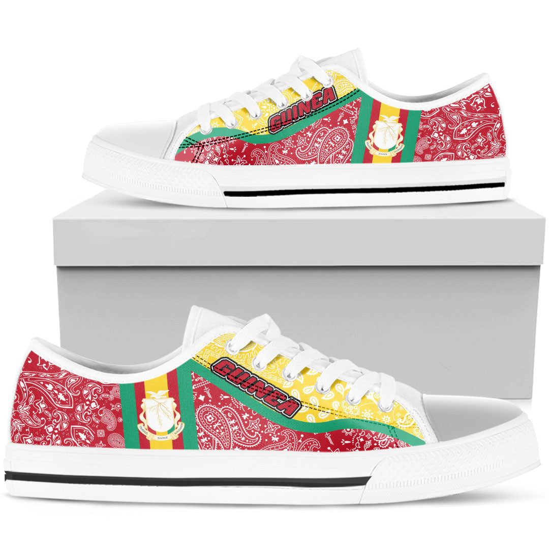 Shoes Guinea Low Top Shoes Paisley Bandana Special Style