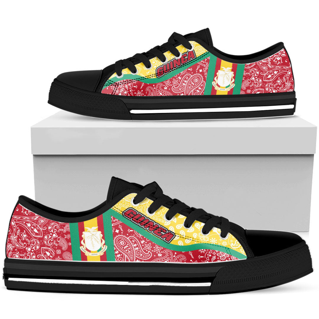 Shoes Guinea Low Top Shoes Paisley Bandana Special Style