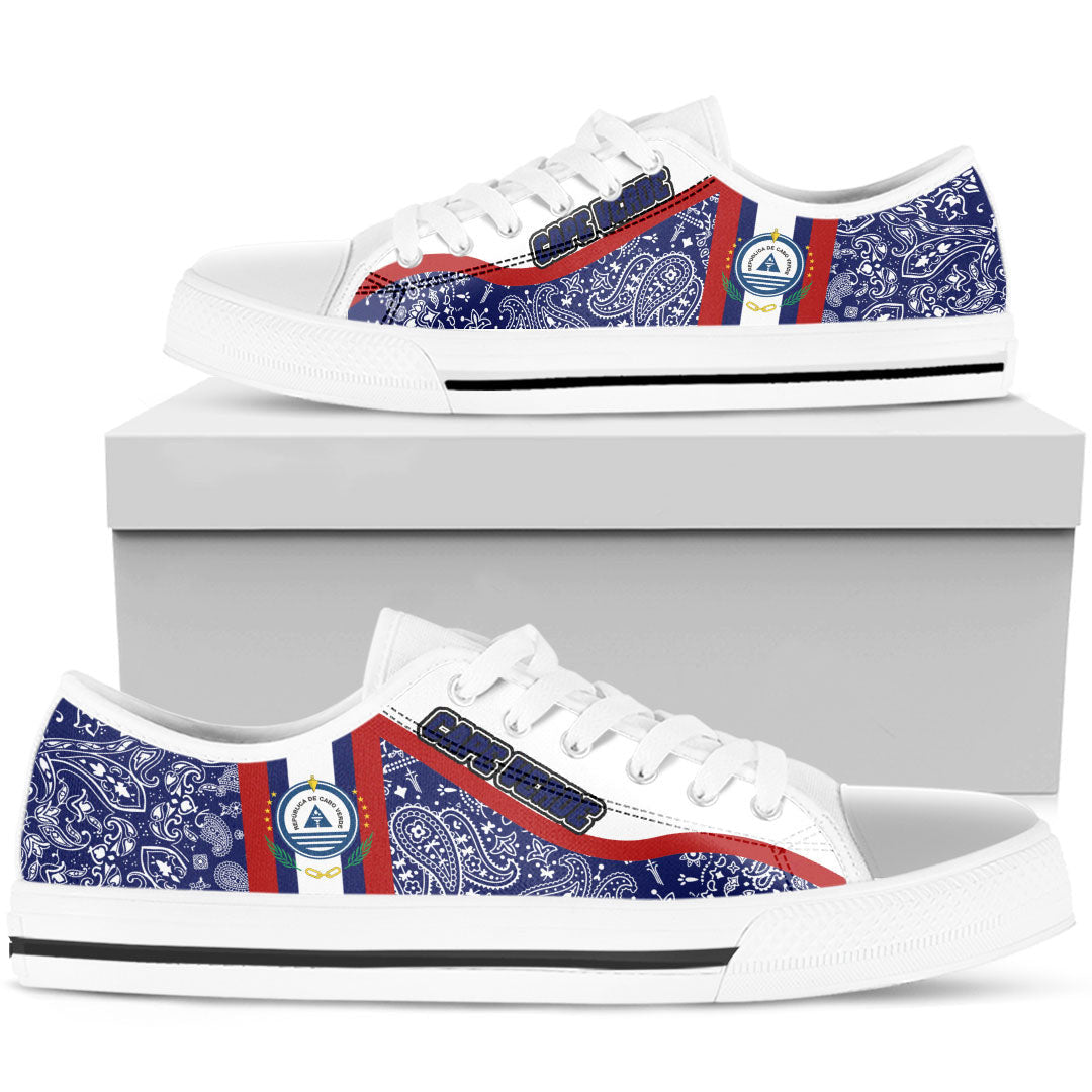 Shoes Cape Verde Low Top Shoes Paisley Bandana Special Style