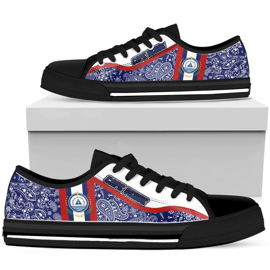 Shoes Cape Verde Low Top Shoes Paisley Bandana Special Style