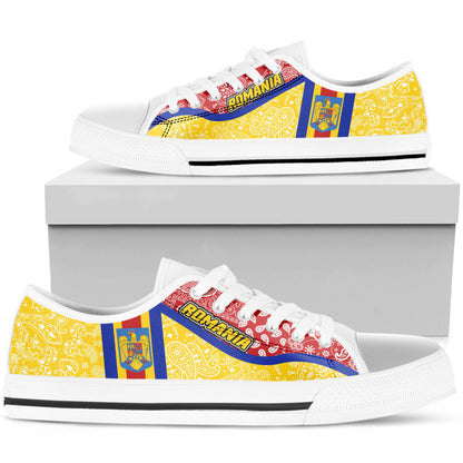 Shoes Romania Low Top Shoes Paisley Bandana Special Style