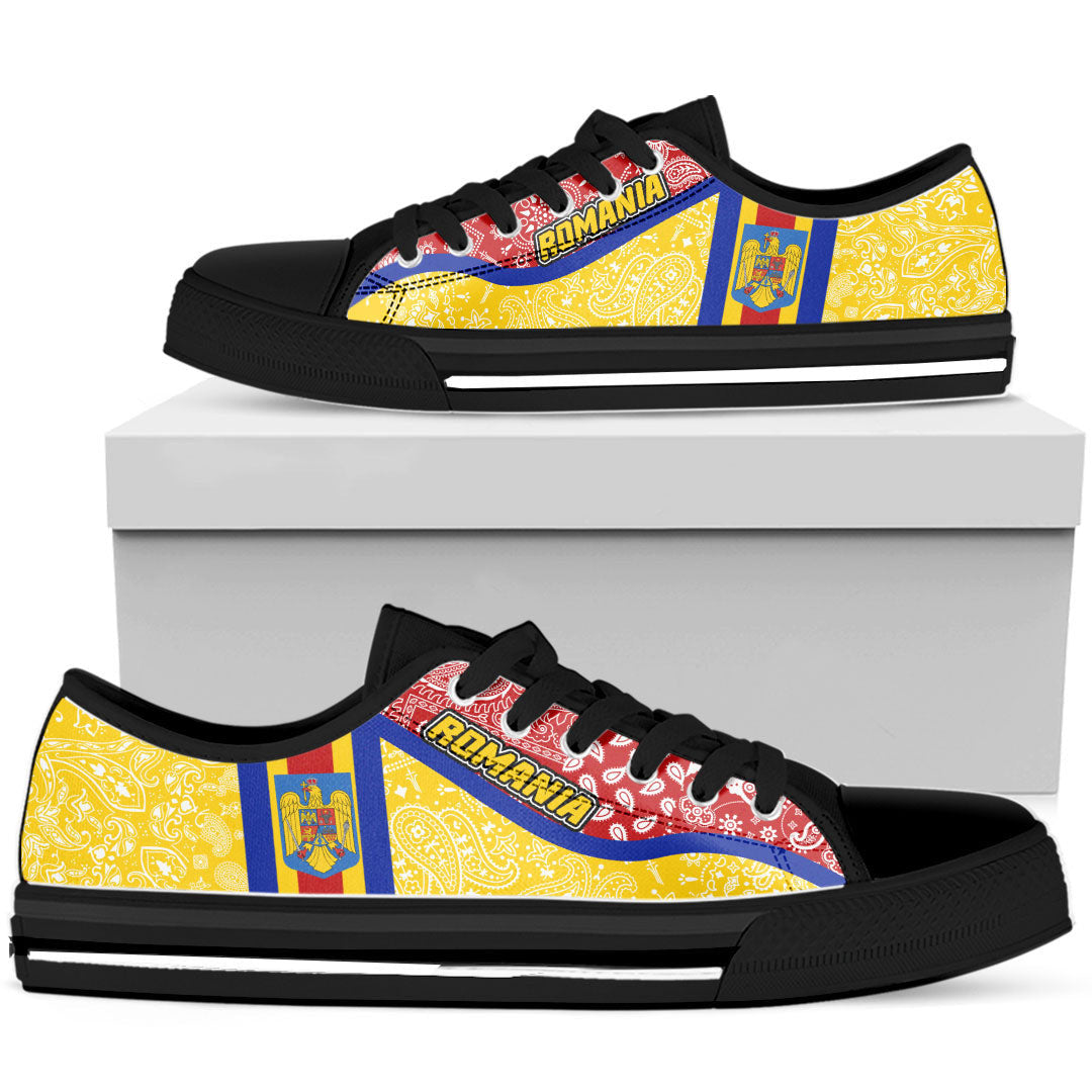 Shoes Romania Low Top Shoes Paisley Bandana Special Style