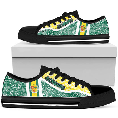 Shoes Senegal Low Top Shoes Paisley Bandana Special Style