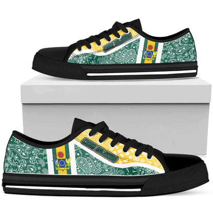 Shoes Cook Islands Low Top Shoes Paisley Bandana Special Style