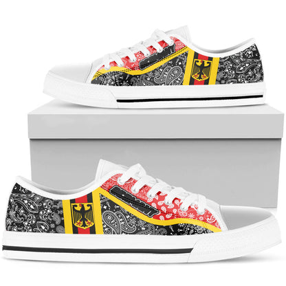 Shoes Germany Low Top Shoes Paisley Bandana Special Style