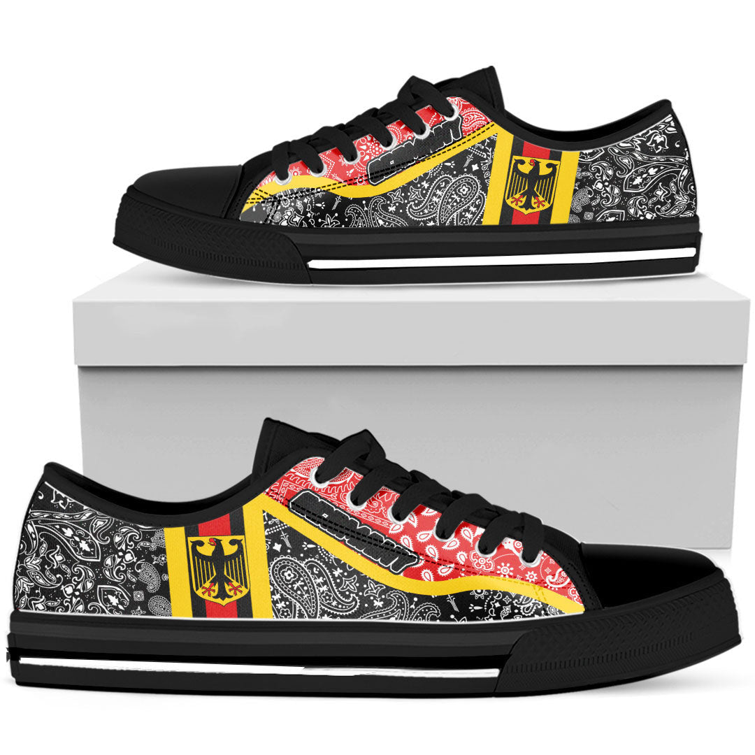 Shoes Germany Low Top Shoes Paisley Bandana Special Style