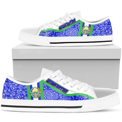 Shoes Uzbekistan Low Top Shoes Paisley Bandana Special Style