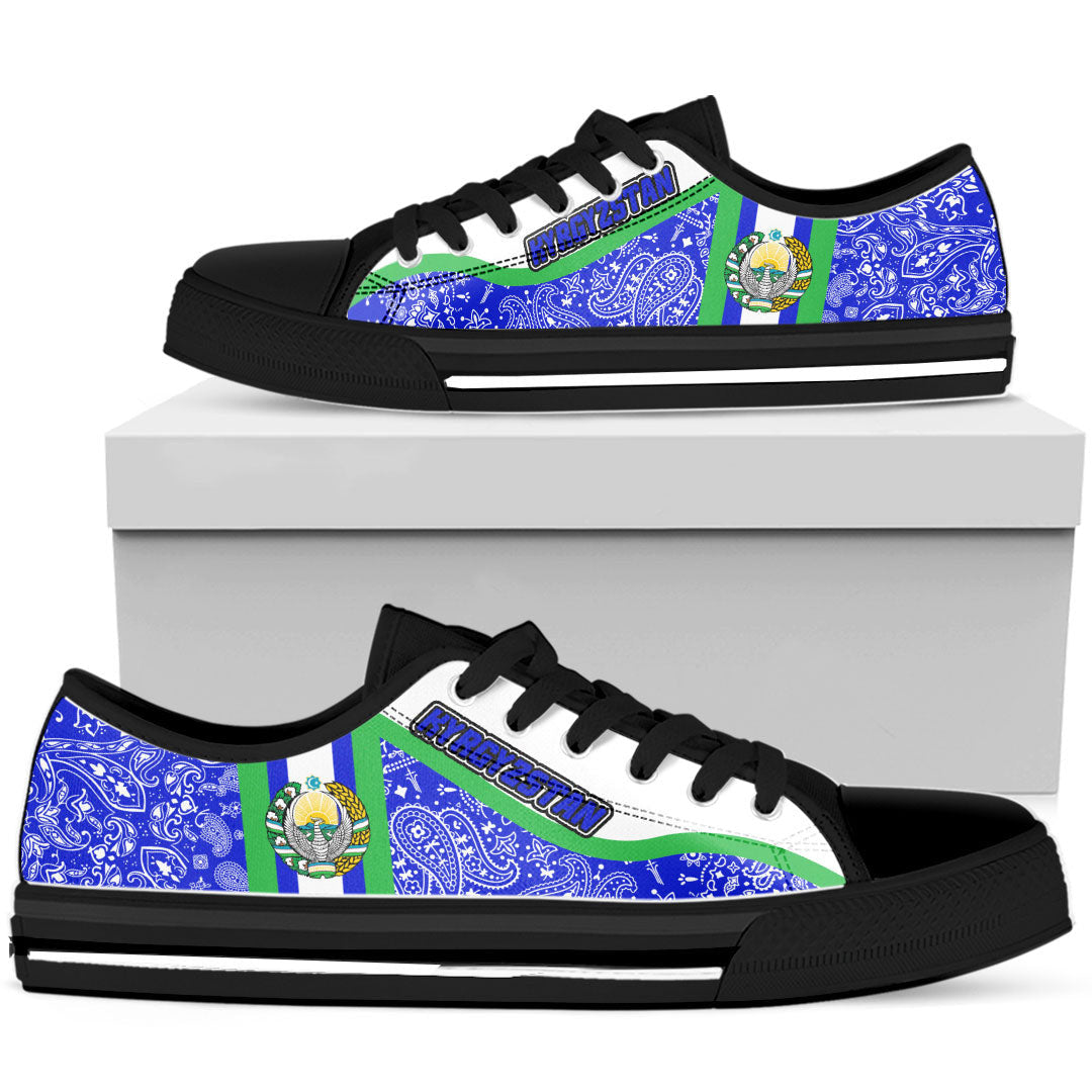 Shoes Uzbekistan Low Top Shoes Paisley Bandana Special Style