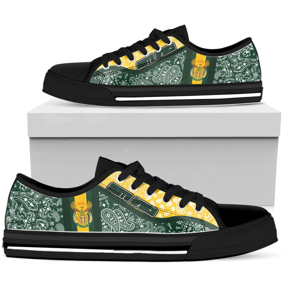 Shoes South Africa Low Top Shoes Paisley Bandana Special Style