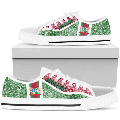 Shoes Suriname Low Top Shoes Paisley Bandana Special Style