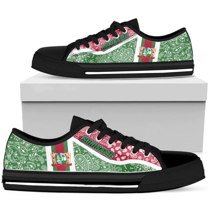 Shoes Suriname Low Top Shoes Paisley Bandana Special Style