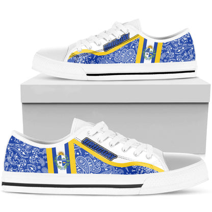 Shoes Uruguay Low Top Shoes Paisley Bandana Special Style
