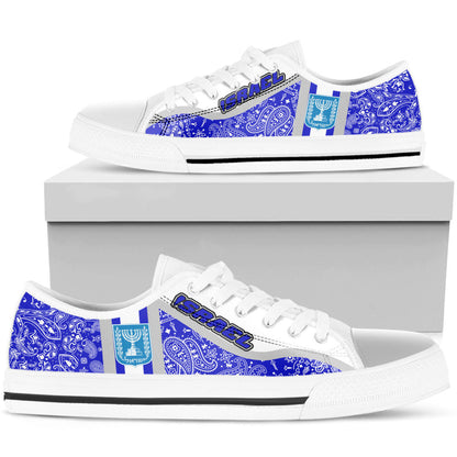 Shoes Israel Low Top Shoes Paisley Bandana Special Style