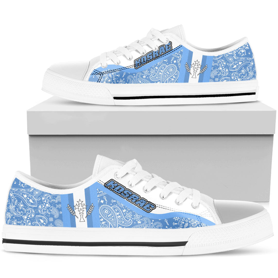 Shoes Kosrae Low Top Shoes Paisley Bandana Special Style