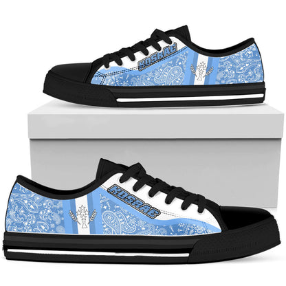 Shoes Kosrae Low Top Shoes Paisley Bandana Special Style
