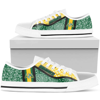 Shoes Dominica Low Top Shoes Paisley Bandana Special Style
