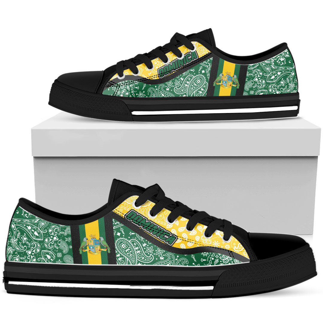 Shoes Dominica Low Top Shoes Paisley Bandana Special Style