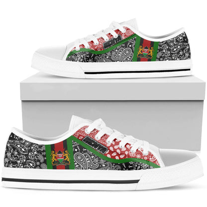 Shoes Kenya Low Top Shoes Paisley Bandana Special Style