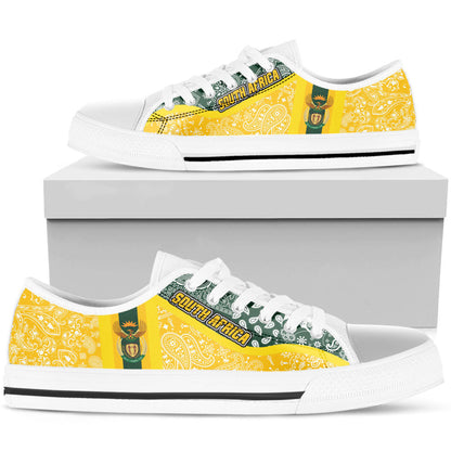 Shoes South Africa Yellow Version Low Top Shoes Paisley Bandana Special Style