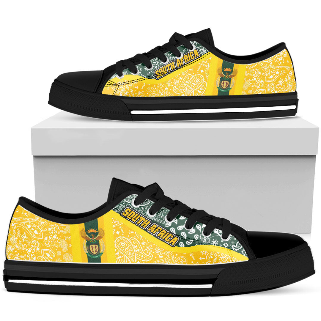 Shoes South Africa Yellow Version Low Top Shoes Paisley Bandana Special Style