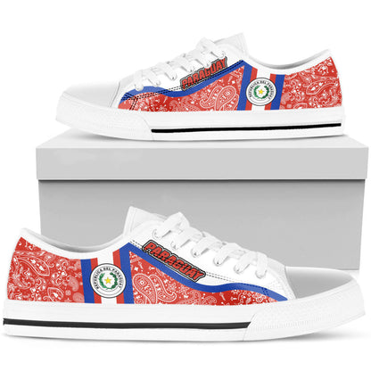 Shoes Paraguay Low Top Shoes Paisley Bandana Special Style