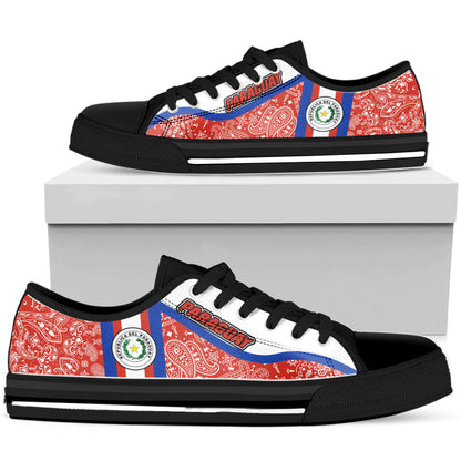Shoes Paraguay Low Top Shoes Paisley Bandana Special Style