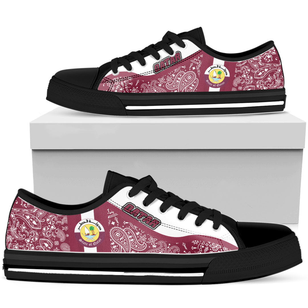 Shoes Qatar Low Top Shoes Paisley Bandana Special Style