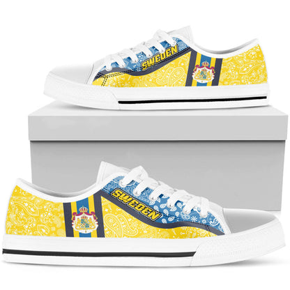 Shoes Sweden Low Top Shoes Paisley Bandana Special Style