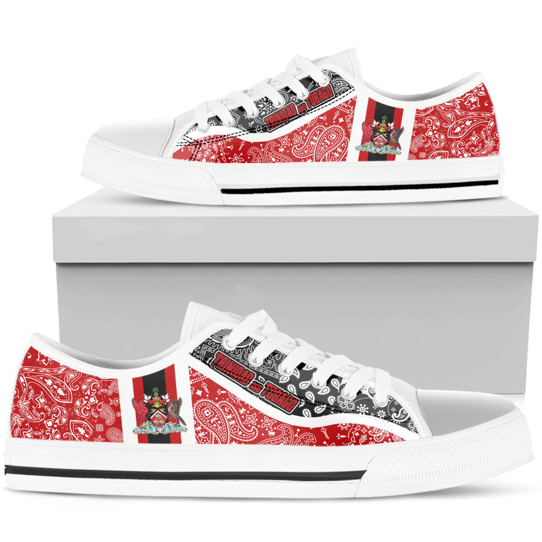 Shoes Trinidad Tobago Low Top Shoes Paisley Bandana Special Style