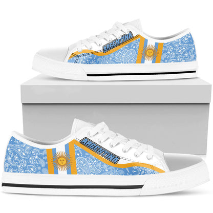 Shoes Argentina Low Top Shoes Paisley Bandana Special Style