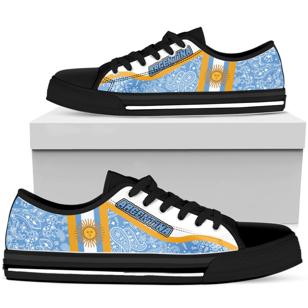 Shoes Argentina Low Top Shoes Paisley Bandana Special Style
