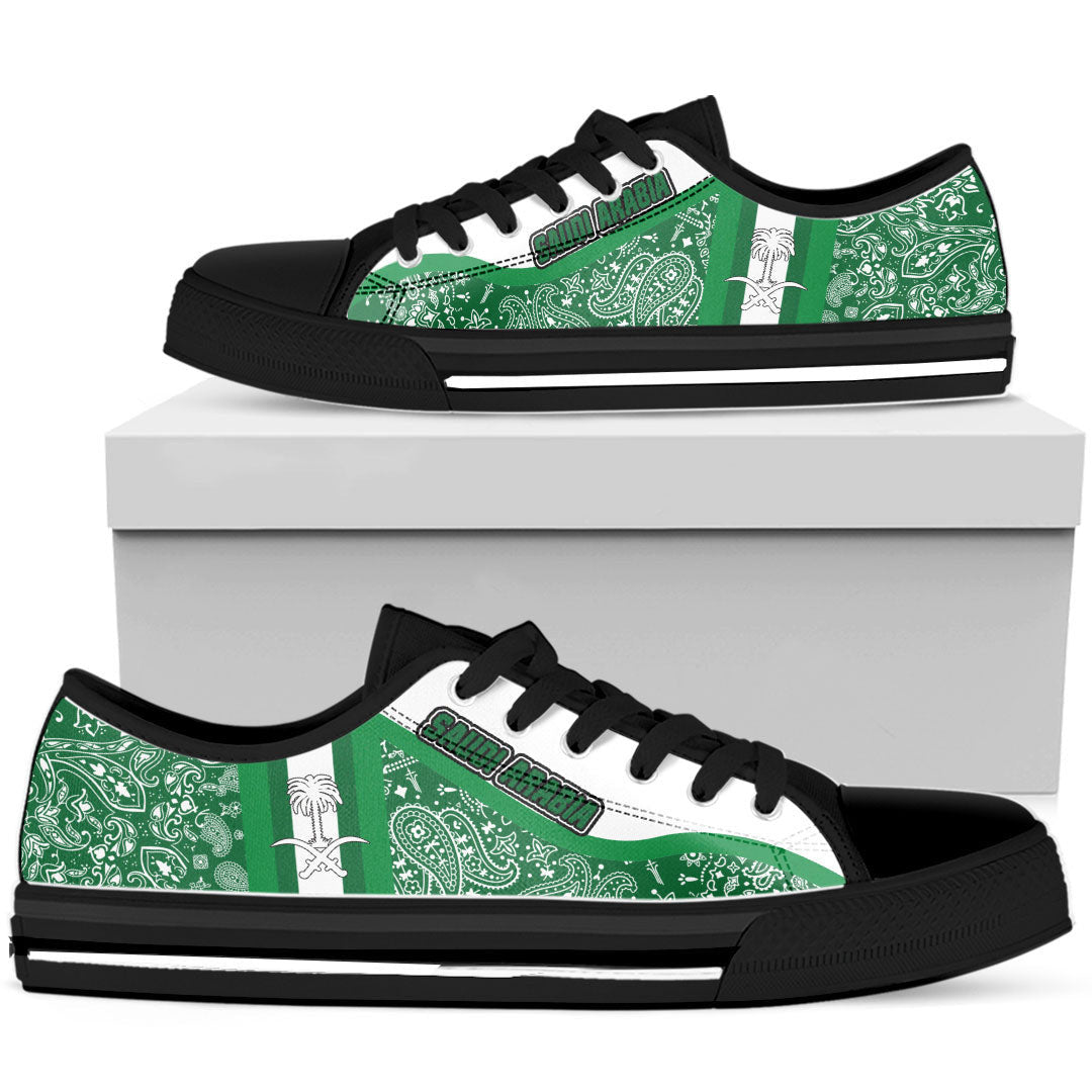 Shoes Saudi Arabia Low Top Shoes Paisley Bandana Special Style