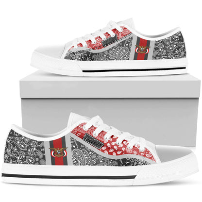 Shoes Yemen Black Version Low Top Shoes Paisley Bandana Special Style