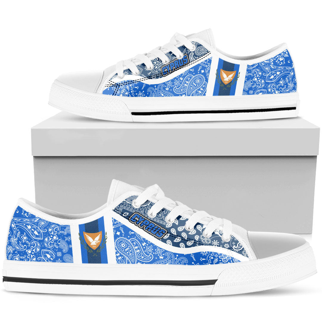 Shoes Cyprus Low Top Shoes Paisley Bandana Special Style