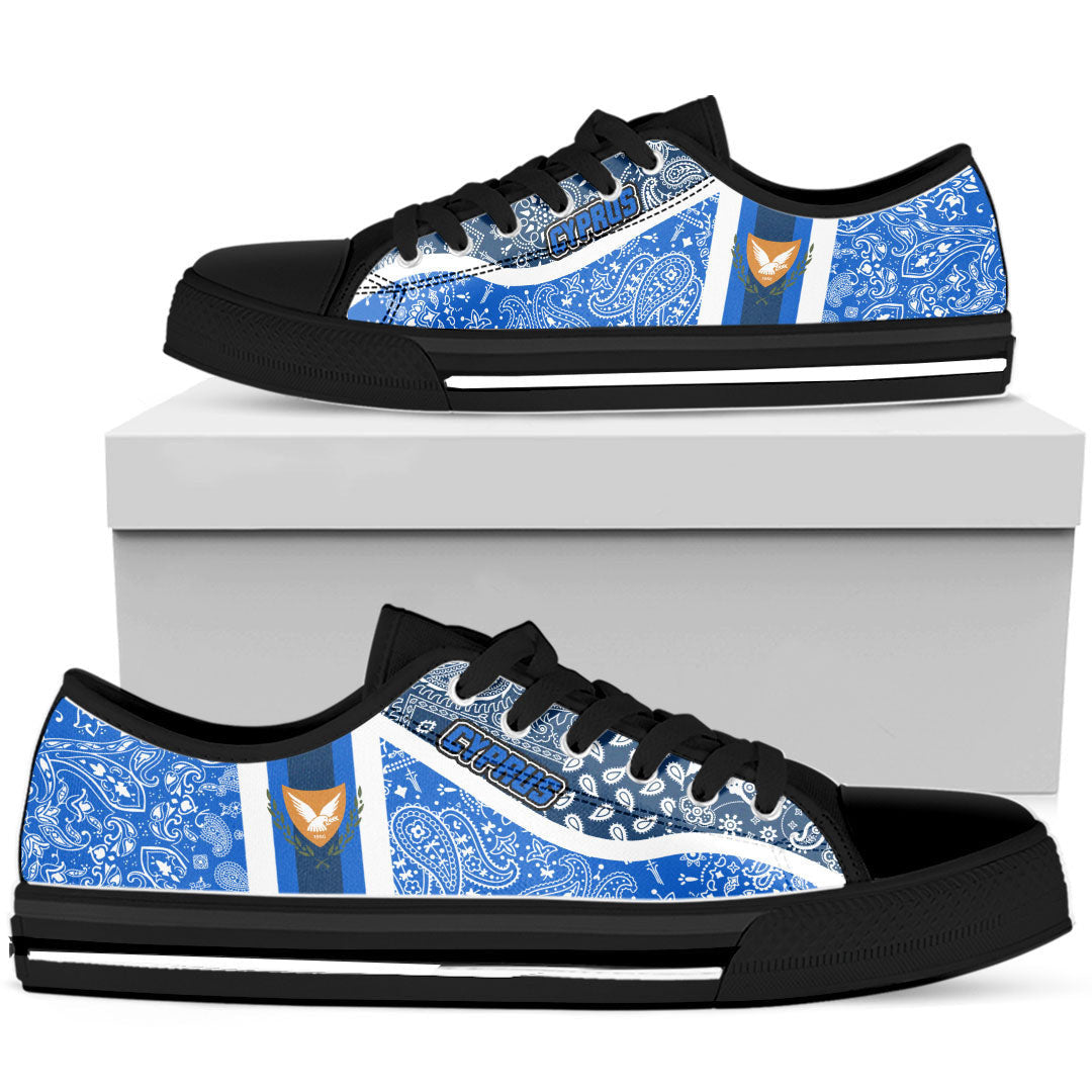 Shoes Cyprus Low Top Shoes Paisley Bandana Special Style