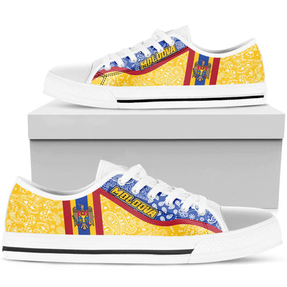 Shoes Moldova Low Top Shoes Paisley Bandana Special Style