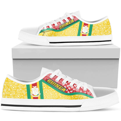 Shoes Guinea Yellow Version Low Top Shoes Paisley Bandana Special Style