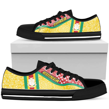 Shoes Guinea Yellow Version Low Top Shoes Paisley Bandana Special Style