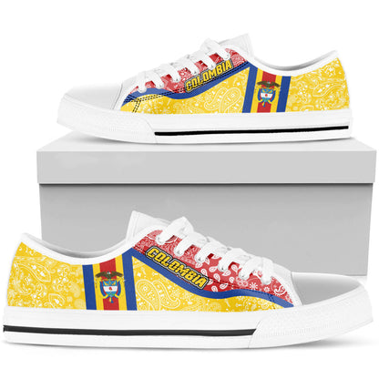 Shoes Colombia Low Top Shoes Paisley Bandana Special Style