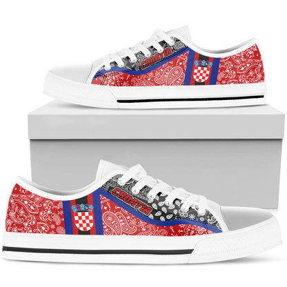 Shoes Croatia Low Top Shoes Paisley Bandana Special Style