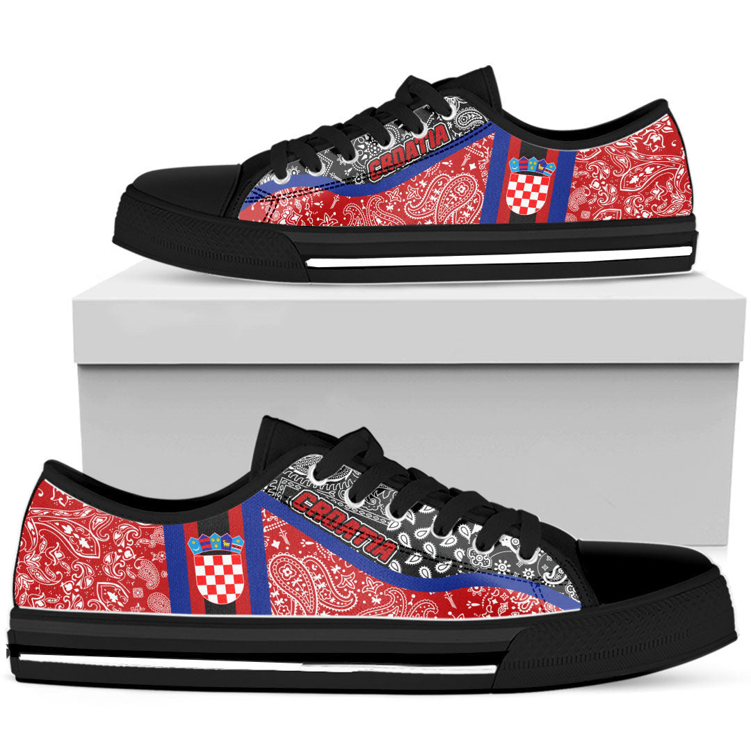 Shoes Croatia Low Top Shoes Paisley Bandana Special Style