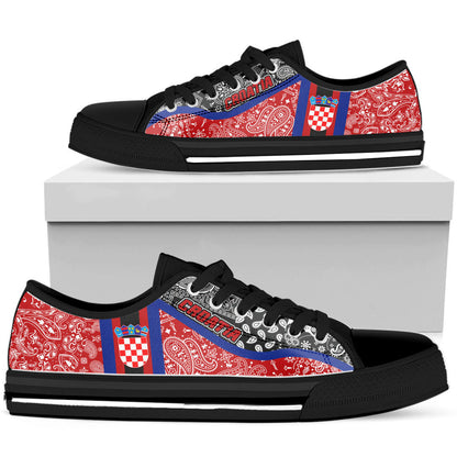 Shoes Croatia Low Top Shoes Paisley Bandana Special Style