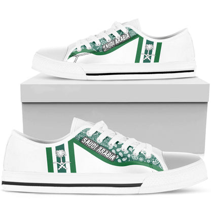 Shoes Saudi Arabia White Version Low Top Shoes Paisley Bandana Special Style