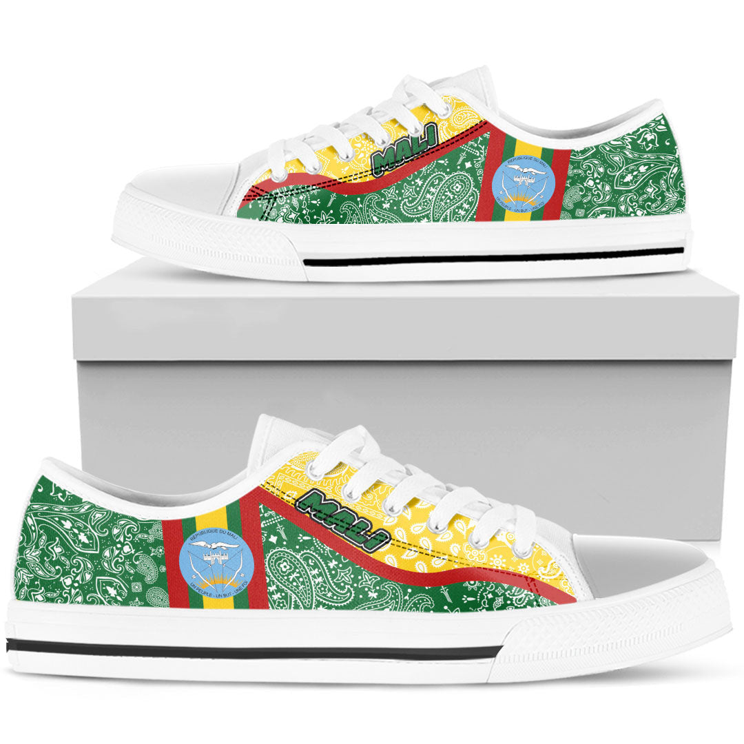 Shoes Mali Low Top Shoes Paisley Bandana Special Style