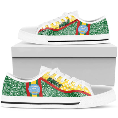 Shoes Mali Low Top Shoes Paisley Bandana Special Style