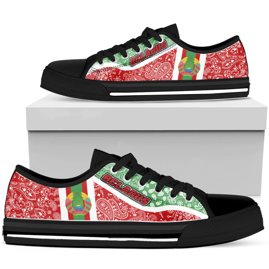 Shoes Belarus Low Top Shoes Paisley Bandana Special Style